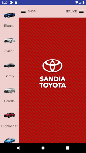Sandia Toyota Screenshot 0