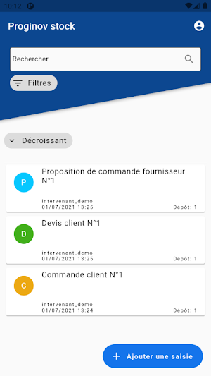 Proginov Comptage Screenshot 0