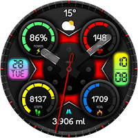 Hybrid TANKAN URX24 Watch face