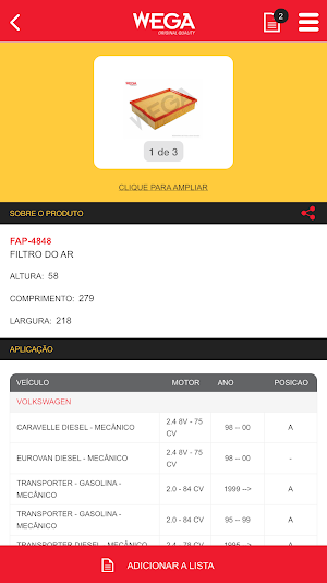 Wega - Catálogo Screenshot 3