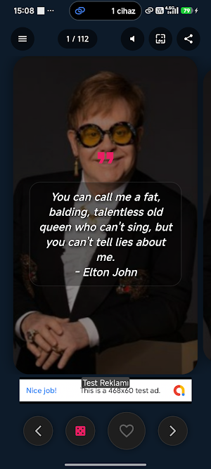 Elton John Quotes Screenshot 0