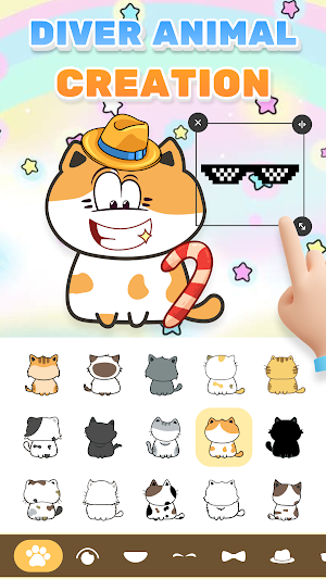 Animal Maker - DIY Funny Emoji Screenshot 0