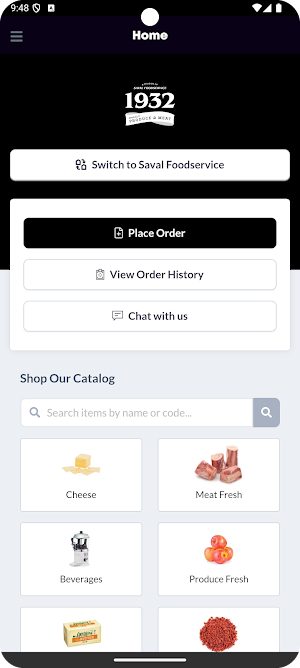 Saval Foodservice Screenshot 2