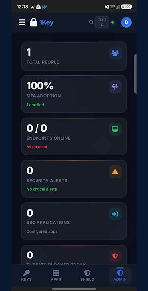 1Key Secure Access Screenshot 3