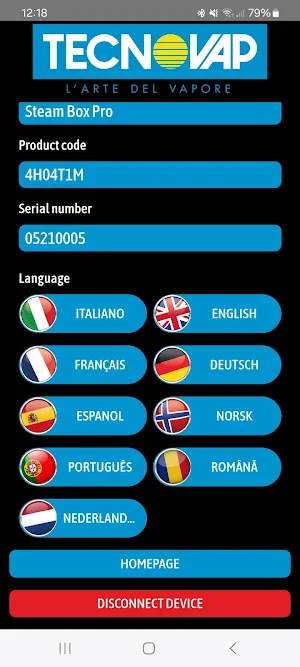 MyTecnovap Screenshot 0