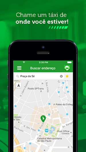 Central Táxi Verde Branco Screenshot 1