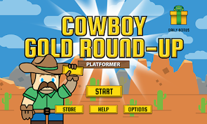 Cowboy Gold Round-Up Platformer Screenshot 0