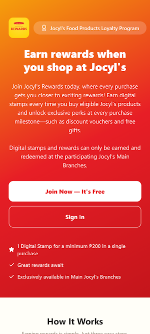 JOCYL'S Rewards Screenshot 0