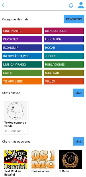 Chat para jovenes Screenshot 1