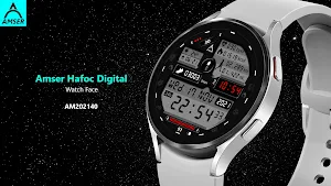 Amser Hafoc Digital Watch Face Screenshot 1