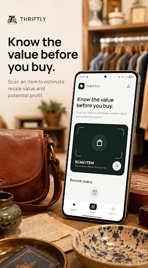 Thriftly: Thrift Price Scanner Screenshot 0