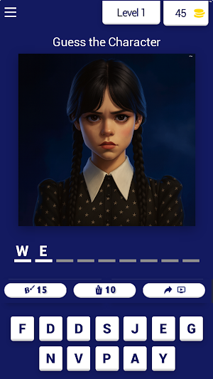 Wednesday Trivia Screenshot 1