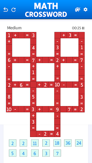 Math Puzzle Game: Crossmath Screenshot 2