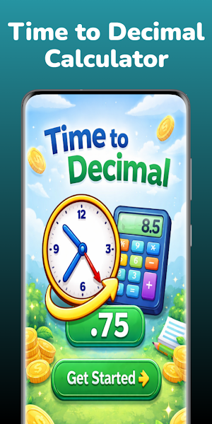 Time to Decimal Calculator Screenshot 0