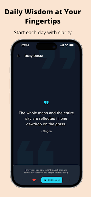 Zen Quotes Koans & Zazen Timer Screenshot 1