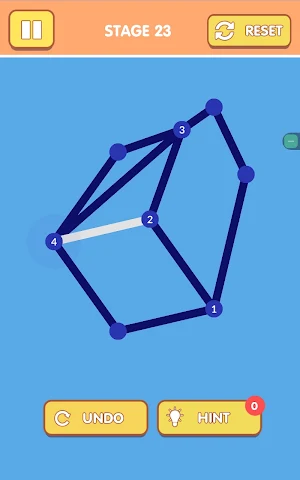One Line Stroke Puzzle Screenshot 1