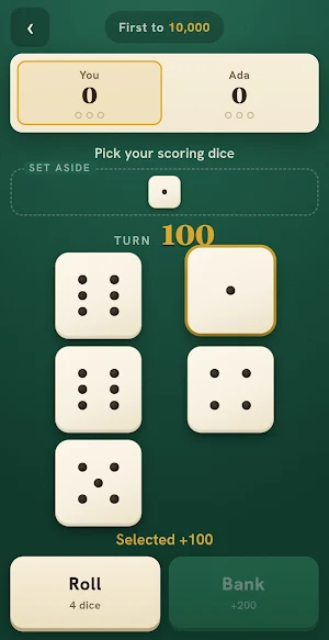 Just Zilch: Dice Game Screenshot 1