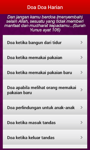 Doa Doa Harian Screenshot 1