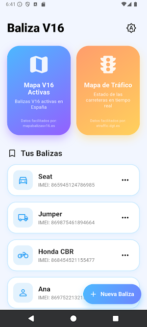 Baliza V16 Screenshot 3