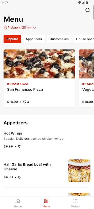 Modena Pizza & Ice Cream Screenshot 1