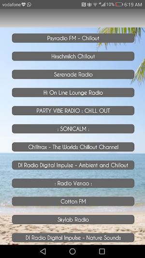 Chillout Lounge Music Radio Screenshot 3