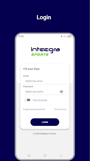 Inteegra Sports Screenshot 0