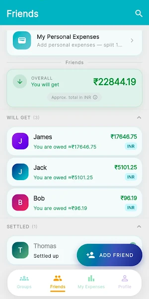 DIVIDER: Expenses Tracker Screenshot 3