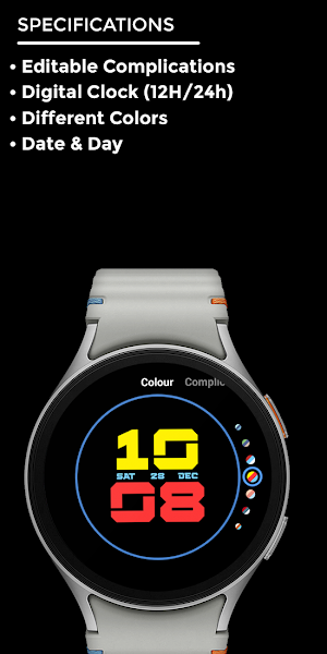 Night 74 - watch face Screenshot 3