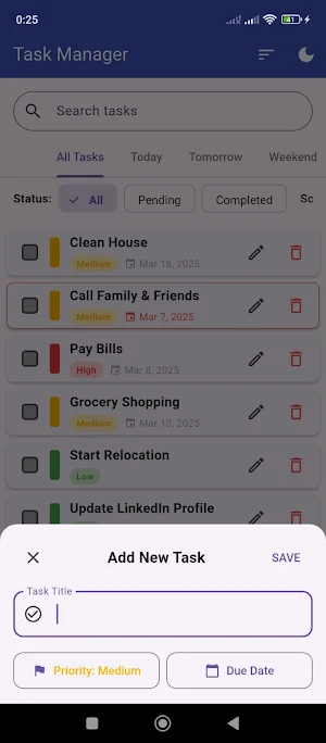 To Do List - Task Manager Screenshot 2