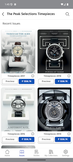 The Peak Selections:Timepieces Screenshot 1