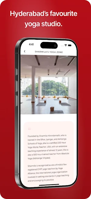 Sharmila Yoga Zone Screenshot 1
