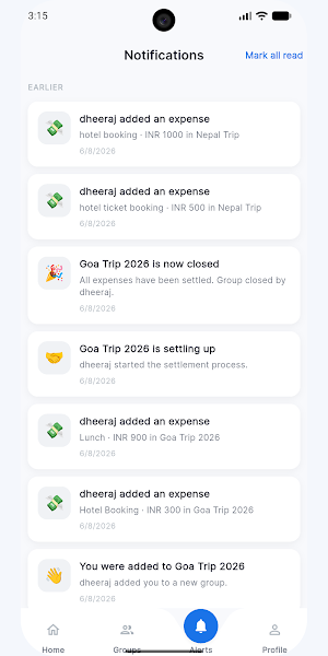 SplitCircle-Expense Splitting Screenshot 2