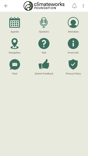 ClimateWorks Foundation Events Screenshot 1