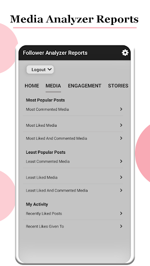 Followers Analyzer for Reports Screenshot 1