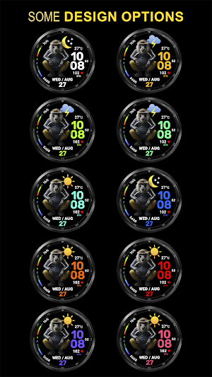 WFP 314 Monkeys Boss Watchface Screenshot 1