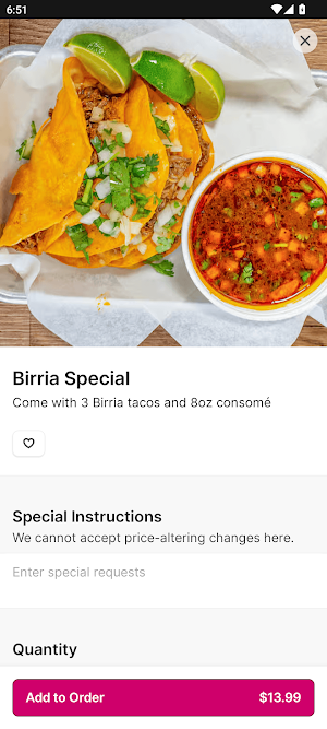 La Chula Mexican Grill Screenshot 2