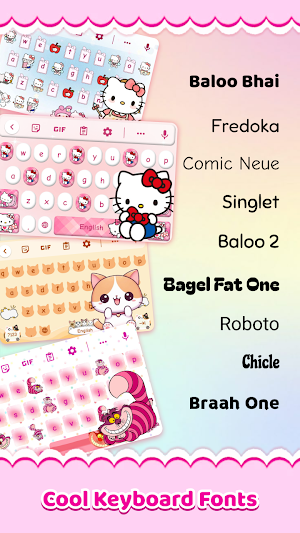 Cute Keyboard: Kawaii & Emoji Screenshot 2