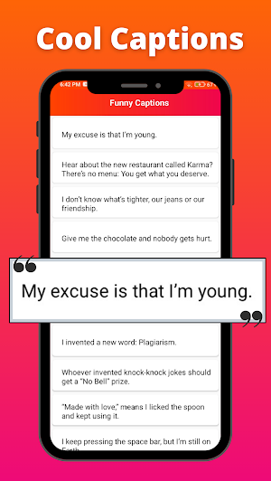 Best Captions for Photos - Caption and Hashtags Screenshot 2