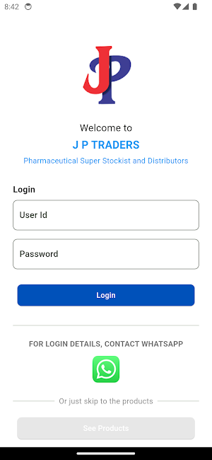 J P TRADERS : GENERIC MEDICINE Screenshot 0