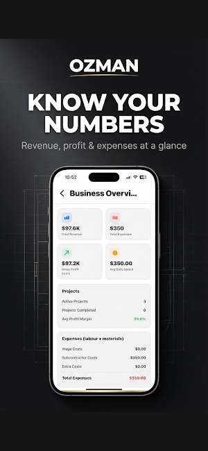 OZMAN - Tradie Cost Tracker Screenshot 3