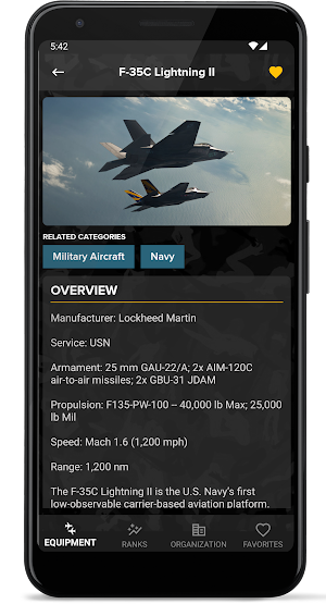 MWC: Military Weapons Catalog Screenshot 2