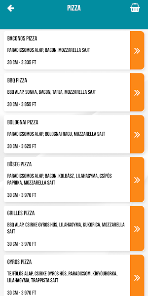 Siófoki Pizza Screenshot 1