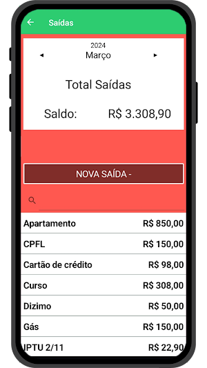 Minhas Finanças Simples Screenshot 3