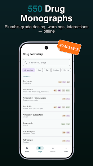 VetMed Pro: Clinical Reference Screenshot 2