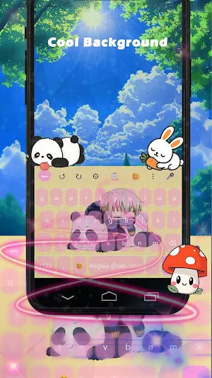 Shimeji Anime Keyboard Themes Screenshot 1