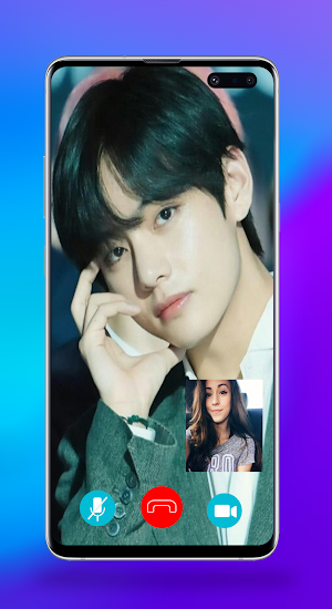 V Kim Taehyung Call You - V BTS Fake Video Call Screenshot 2