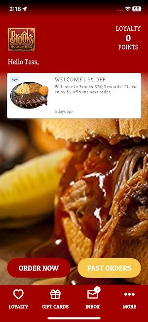 Brooks' House of Bar-B-Q Screenshot 0