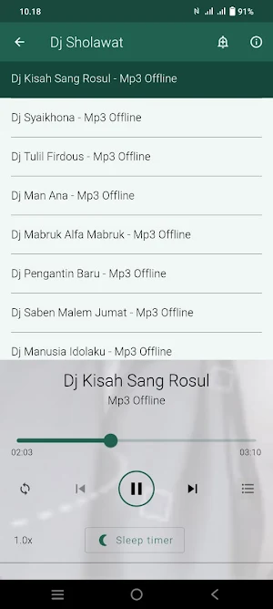 Dj Sholawat Merdu Full Bass Screenshot 1