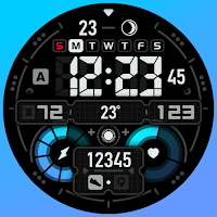 SH027 Watch Face, WearOS watch