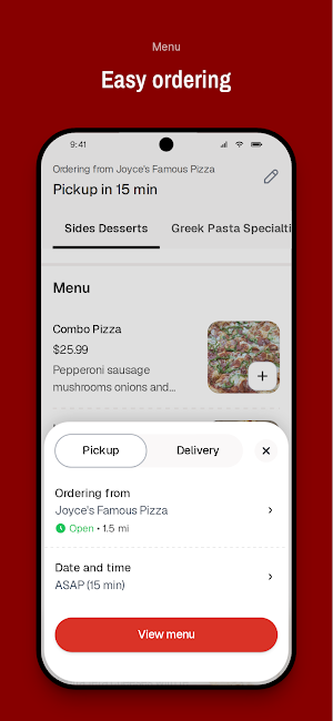 Joyce's Famous Pizza Screenshot 2